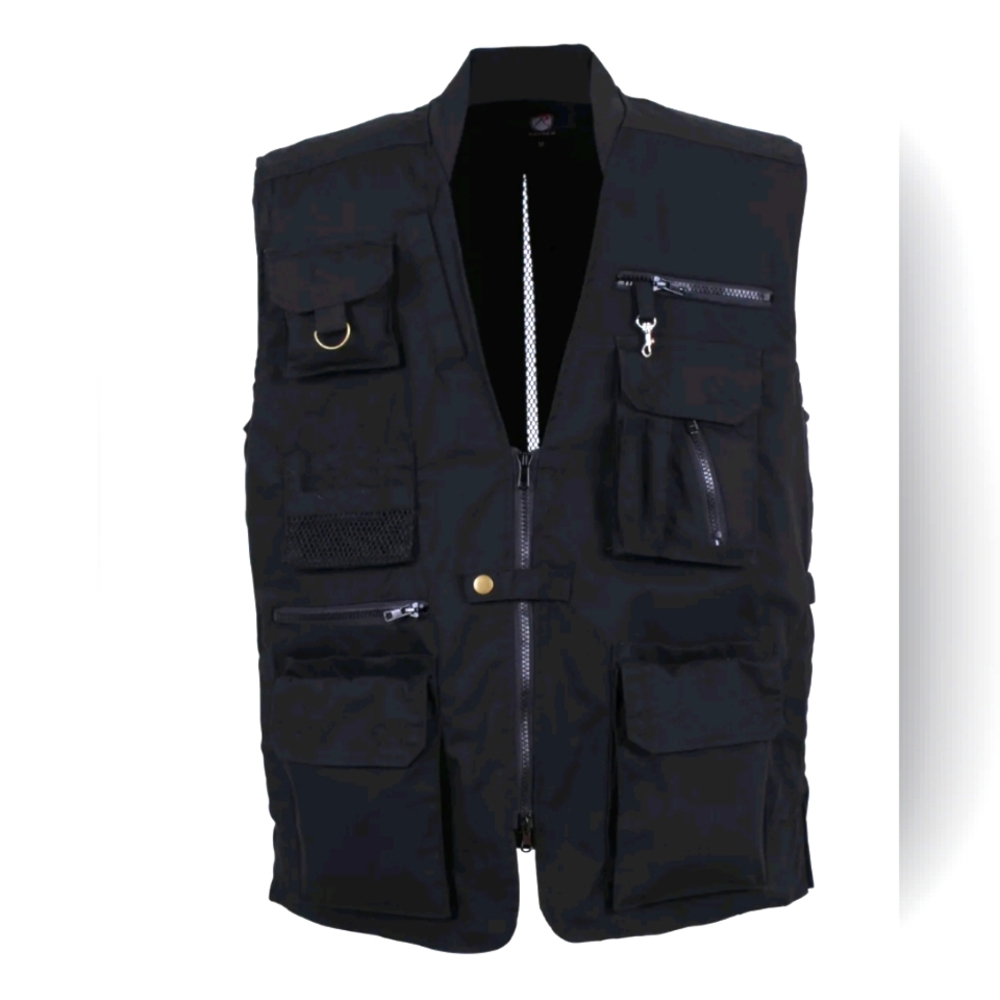 NWT Conceal & Carry Rothco Tactical Black vest. Sz L